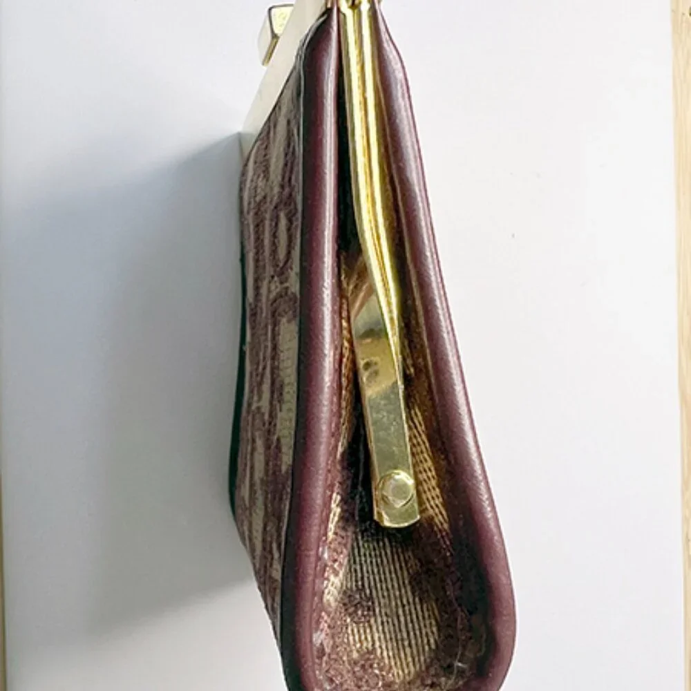 DIOR Trotter Kisslock Vintage Coin Purse